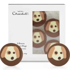 Milk Chocolate|Caramel Chocolate<Hotel Chocolat A Dozen Chocolate Dapper Dogs