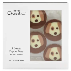 Milk Chocolate|Caramel Chocolate<Hotel Chocolat A Dozen Chocolate Dapper Dogs