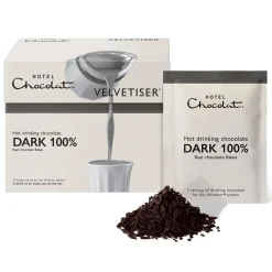 Dark Hot Chocolate|Vegan Hot Chocolate<Hotel Chocolat Dark 100% Hot Chocolate Sachets