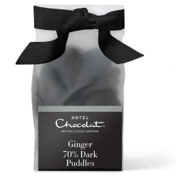 Dark Chocolate|Ginger Chocolate<Hotel Chocolat Dark Chocolate Puddles with Ginger