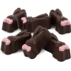 Dark Chocolate|Nut Chocolate<Hotel Chocolat Dark Gianduja Chocolate Bunny Selector
