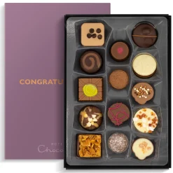 Vegetarian Chocolates|Letterbox Gifts<Hotel Chocolat Everything H-Box with Congratulations Sleeve