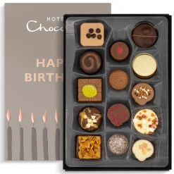 Vegetarian Chocolates|Letterbox Gifts<Hotel Chocolat Everything H-Box with Happy Birthday Sleeve