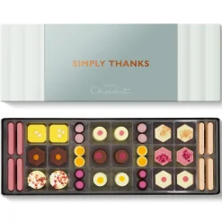 Chocolate Without Alcohol|Letterbox Gifts<Hotel Chocolat Exuberantly Fruity Sleekster with Simply Thanks Sleeve