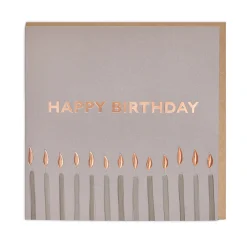 Birthday Cards<Hotel Chocolat Happy Birthday Candles Blank Card