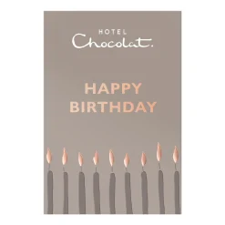 Chocolate Without Alcohol|Letterbox Gifts<Hotel Chocolat Milk to Caramel H-Box with Happy Birthday Sleeve