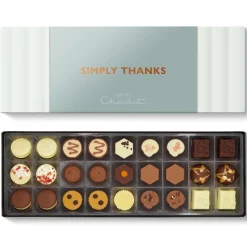 Vegetarian Chocolates|Chocolate Without Alcohol<Hotel Chocolat Patisserie Sleekster with Simply Thanks Sleeve