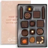 Vegetarian Chocolates|Letterbox Gifts<Hotel Chocolat Serious Dark Fix H-box with A Little Sparkle Sleeve
