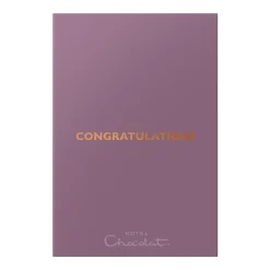 Vegetarian Chocolates|Letterbox Gifts<Hotel Chocolat Serious Dark Fix H-Box with Congratulations Sleeve