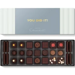 Letterbox Gifts|Chocolate Boxes<Hotel Chocolat Serious Dark Fix Sleekster with You Did It Sleeve