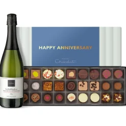 Chocolate Hampers|Chocolate Gift Sets<Hotel Chocolat Sleekster & Prosecco Anniversary Gift