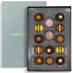 Letterbox Gifts|Chocolate Boxes<Hotel Chocolat Tipsy Truffles H-Box with Simply Thanks Sleeve