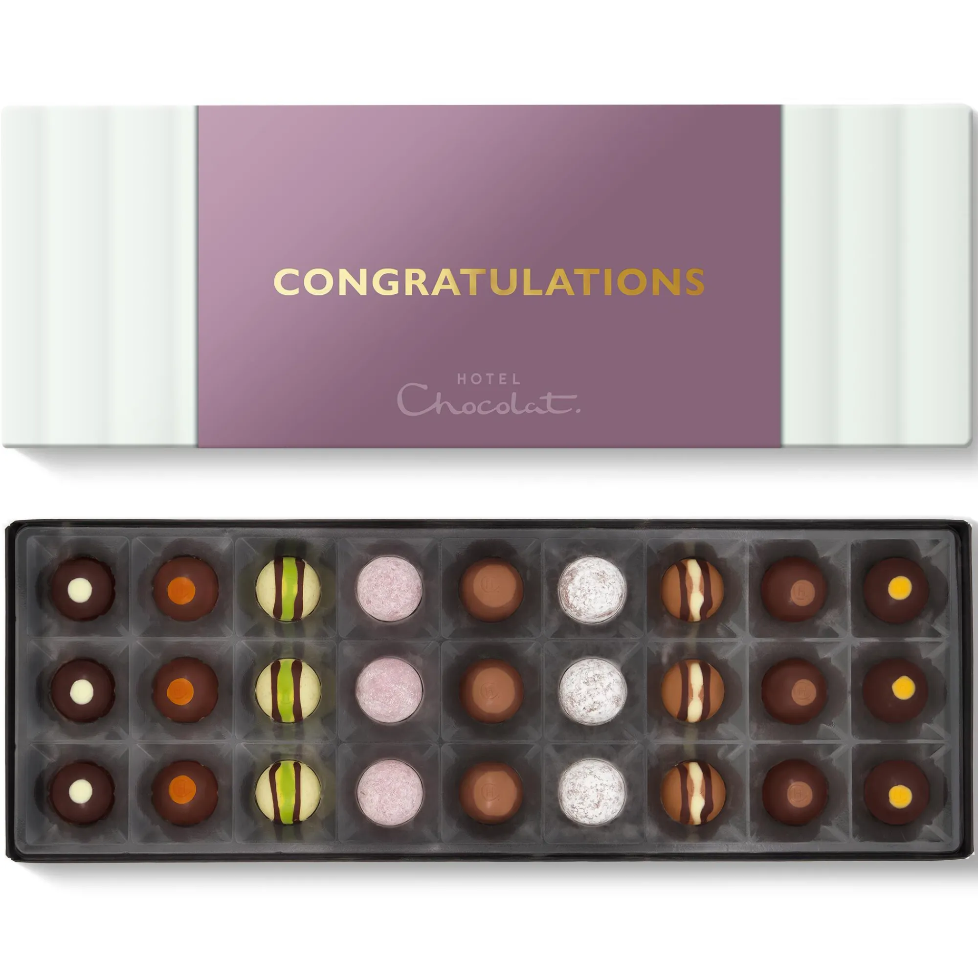 Vegetarian Chocolates|Letterbox Gifts<Hotel Chocolat Tipsy Truffles Sleekster with Congratulations Sleeve